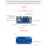 Original Factory Price New Orange Pi Zero 2 W 1GB RAM DDR4 Mini PC Allwinner H618 WiFi BT BLE SBC Single Board Computer Zero 2W